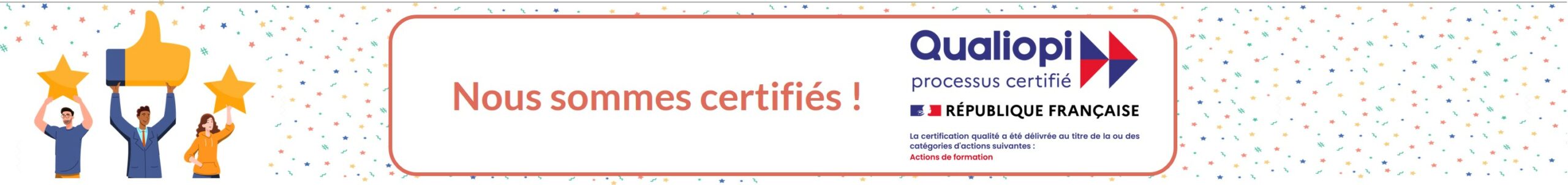 Certification Qualiopi Finc'Up Organisme de formation 